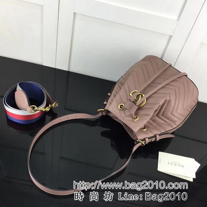 GUCCI古馳原單 新款專櫃品質原單貨實物實拍 476674全皮 奶茶單肩斜挎包 HY1163